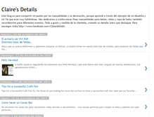 Tablet Screenshot of clairesdetails.blogspot.com