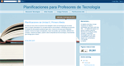 Desktop Screenshot of planificaclasesdetecnologia.blogspot.com