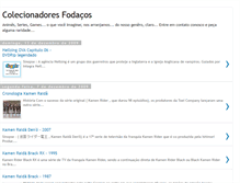 Tablet Screenshot of colecionadoresfodacos.blogspot.com