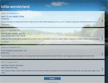 Tablet Screenshot of lolita-wonderland.blogspot.com