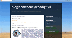 Desktop Screenshot of blogleoniceducdigital.blogspot.com