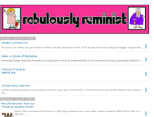 Tablet Screenshot of fabulouslyfeminist.blogspot.com
