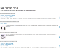 Tablet Screenshot of eco-fashionnews.blogspot.com