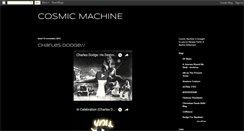 Desktop Screenshot of cosmicmachine.blogspot.com