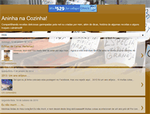 Tablet Screenshot of cozinhaninha.blogspot.com