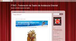 Desktop Screenshot of federacionteatroandaluciaoriental.blogspot.com