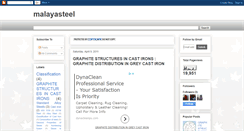 Desktop Screenshot of malayasteel.blogspot.com