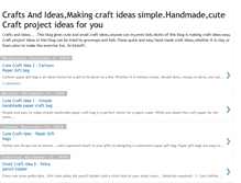 Tablet Screenshot of craftsandideas.blogspot.com