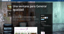 Desktop Screenshot of generando-igualdad.blogspot.com