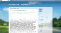 Desktop Screenshot of cybergrouch.blogspot.com