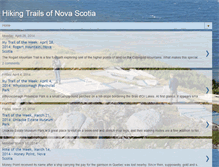 Tablet Screenshot of hikingnovascotia.blogspot.com