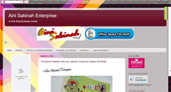 Desktop Screenshot of ainisakinah.blogspot.com