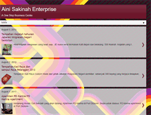Tablet Screenshot of ainisakinah.blogspot.com