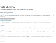Tablet Screenshot of codeaholic-ll.blogspot.com