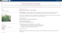 Desktop Screenshot of pinkpowerslippers.blogspot.com