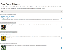 Tablet Screenshot of pinkpowerslippers.blogspot.com