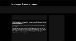 Desktop Screenshot of business-finance-career.blogspot.com