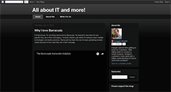 Desktop Screenshot of allaboutitandmore.blogspot.com