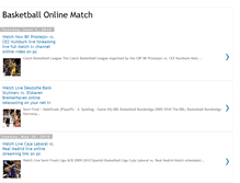 Tablet Screenshot of basketballonlinematch.blogspot.com