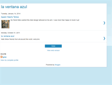 Tablet Screenshot of la-ventana-azul.blogspot.com