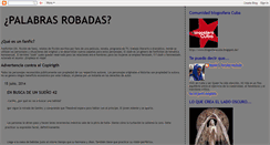Desktop Screenshot of palabraspulsares.blogspot.com