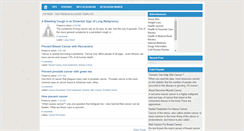 Desktop Screenshot of cancer-info-blog.blogspot.com