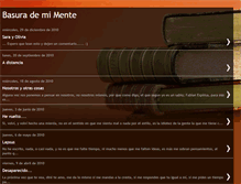 Tablet Screenshot of basurademimente.blogspot.com