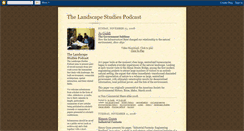 Desktop Screenshot of landscapestudies.blogspot.com