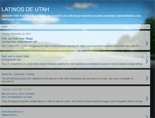 Tablet Screenshot of latinosdeutah.blogspot.com