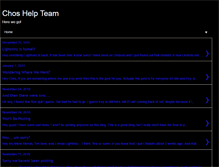 Tablet Screenshot of choshelpteam.blogspot.com