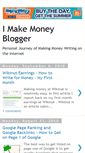 Mobile Screenshot of i-make-money-blogger.blogspot.com