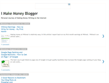 Tablet Screenshot of i-make-money-blogger.blogspot.com