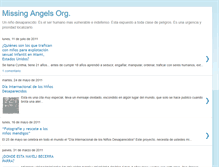 Tablet Screenshot of missingangelsorg.blogspot.com
