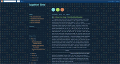 Desktop Screenshot of kindertogethertime.blogspot.com