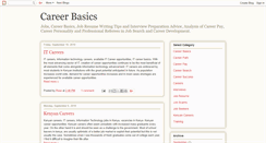Desktop Screenshot of careerbasics.blogspot.com