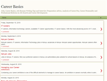 Tablet Screenshot of careerbasics.blogspot.com