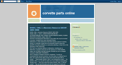 Desktop Screenshot of corvettepartsonline.blogspot.com