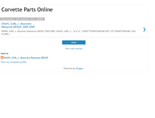 Tablet Screenshot of corvettepartsonline.blogspot.com