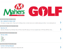 Tablet Screenshot of mahersgolf.blogspot.com