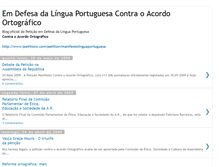 Tablet Screenshot of emdefesadalinguaportuguesa.blogspot.com