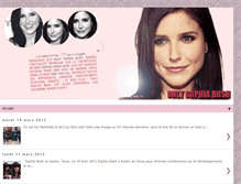 Tablet Screenshot of onlysophiabush.blogspot.com