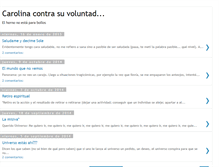Tablet Screenshot of carolina-contra-su-voluntad.blogspot.com