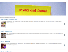 Tablet Screenshot of davinaanddaniel.blogspot.com