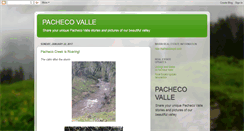 Desktop Screenshot of pachecovalle.blogspot.com