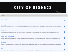 Tablet Screenshot of cityofbigness.blogspot.com