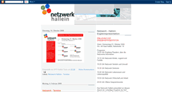 Desktop Screenshot of netzwerk-hallein.blogspot.com