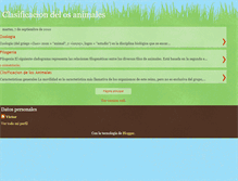 Tablet Screenshot of clasificacionanimales29.blogspot.com