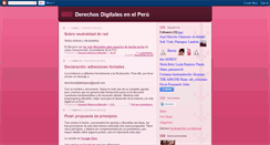 Desktop Screenshot of derechosdigitalesperu.blogspot.com