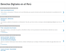 Tablet Screenshot of derechosdigitalesperu.blogspot.com