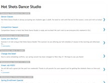 Tablet Screenshot of hotshotsdancestudio.blogspot.com